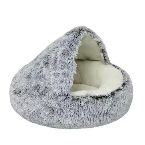 Cozy round comfort plush Pet Bed