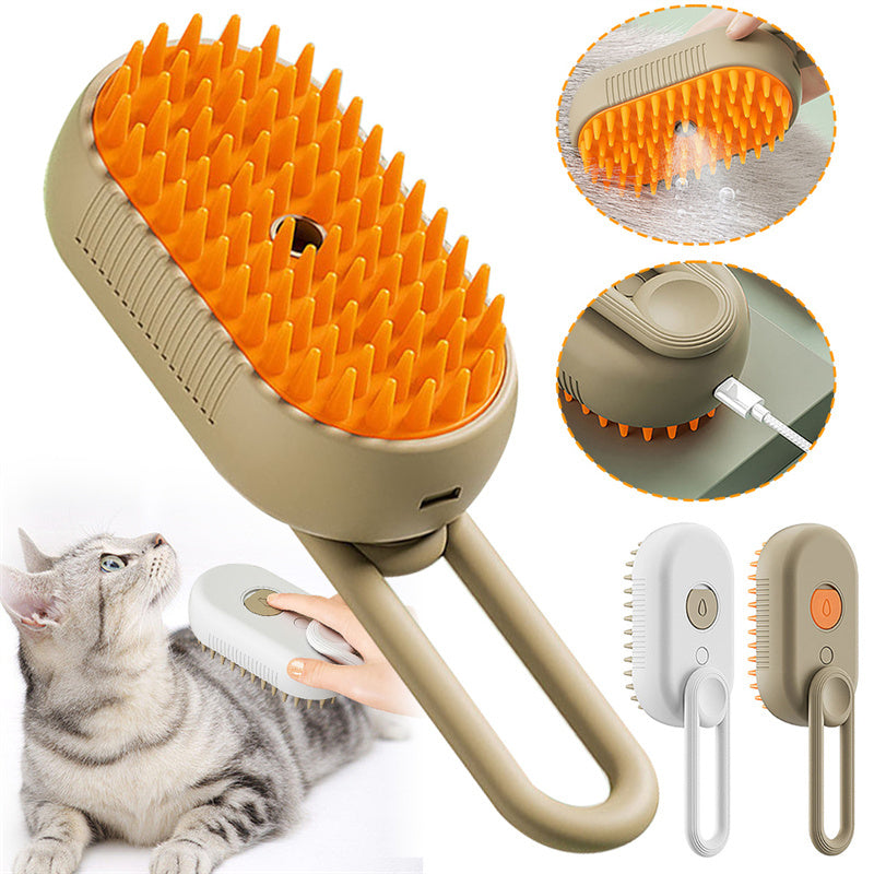 cat groom steam brush, bargain universal