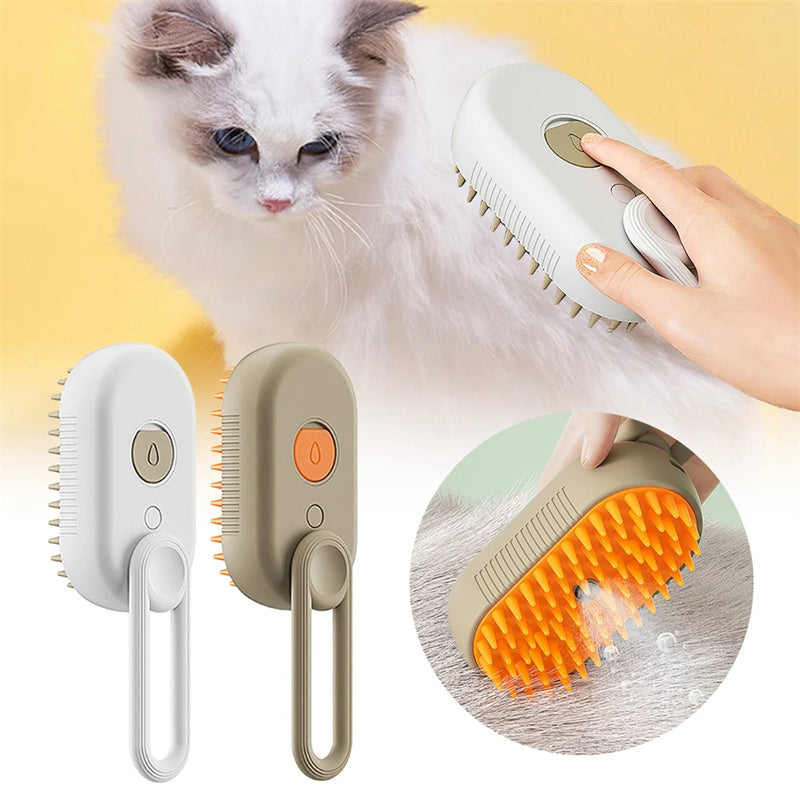 cat groom steam brush, bargain universal